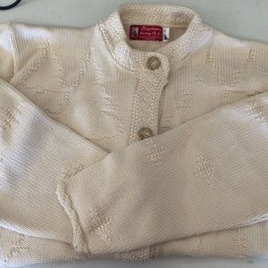 Binghamton Knitting Cable Knit Cardigan Pine Tree